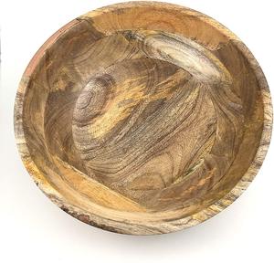 Bol en bois poli de la meilleure qualité pour la cuisine vaisselle de service de fruits grand bol maison et cuisine - Product Image 5