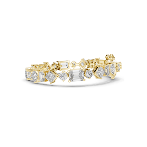 Bracelet tennis en diamants de laboratoire 20,07 CT, diamants CVD VVS-VS-EF, or 18 carats, 14 carats, 10 carats et argent 925, rose, jaune - Product Image 4