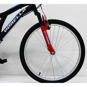 Amortiguador de doble choque modelo Dorello 2621, amortiguador de bicicleta negro para bicicletas de ciudad con rueda de 16 ", marco de acero con freno de disco de 6 velocidades - Product Image 4
