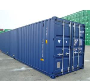 Conteneur maritime bleu haute cube 40 pieds, bleu RAL5010, neuf, conteneur haute cube 40 pieds - Product Image 5