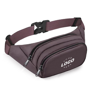 Riñonera cruzada de gran capacidad personalizada, riñonera de nailon impermeable, correa ajustable, riñonera con GPS para hombre y <span class=keywords><strong>mujer</strong></span>, logotipo de fruta - Product Image 1