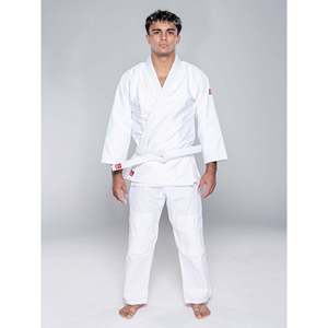 Kimono de BJJ AERO, Diseño Personalizado, Esencial y Duradero, Color Blanco, Poliéster/Algodón, Ropa de Artes Marciales, 420g, Unisex, Corte Holgado - Product Image 2