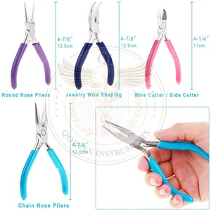 Qorvex Instruments High Quality Stainless Steel Jewelry <b>Nose</b> Plier Precision Pliers for Bending/Shaping Beading Craft Work - Product Image 2
