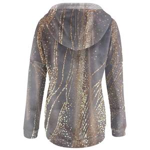 Parfait pour les activités de plein air et les événements décontractés Sweat à capuche court à col roulé avec fermeture éclair pour femme Design confortable - Product Image 3