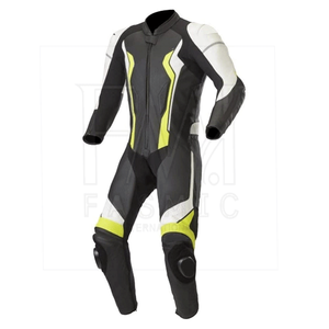 Ropa deportiva Motocross Body Armor Racing Trajes para 100% Traje de motocross de cuero genuino con tela personalizable - Product Image 2