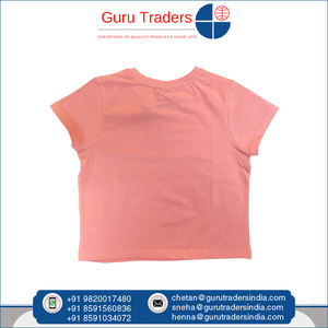 Top court pour filles de qualité supérieure T-Shirt Logo personnalisé motif imprimé Hot Summer Casual Wear avec Logo Polo Shirt Option disponible - Product Image 6