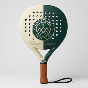 Raqueta de Pádel de Fibra de Carbono con Núcleo Suave de EVA, Raqueta Deportiva de Fibra de Carbono de Larga Duración para Entrenamiento y Competición - Product Image 3