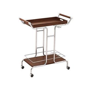 Advantageous Design Food Serving <b>Trolley</b> In Iron And Wooden Serving Cart <b>Trolley</b> For Home Kitchenware Use - Product Image 3