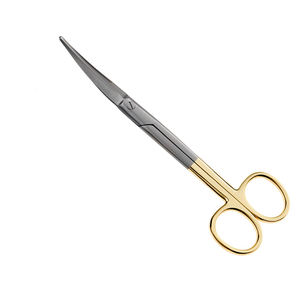 Ciseaux chirurgicaux MEDIHEAL SURGICAL CORPORATION MMSC-H-3790 de classe I pour lifting facial, demi-or, pour salle d'opération, vente en gros - Product Image 1