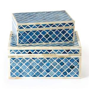 กล่องเครื่องประดับแบบฝังกระดูกทำด้วยมือเครื่องประดับสำหรับตกแต่งดีไซน์โบราณกล่องเก็บเครื่องประดับแบบฝังกระดูกทำมือมาใหม่ - Product Image 2