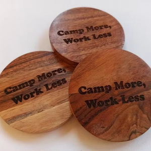 100% Pure Wood <b>Coaster</b> Set Handcrafted Custom Design Coffee Cup Mat/Pad High Quality Wooden <b>Coaster</b> for <b>Promotional</b> Use - Product Image 1