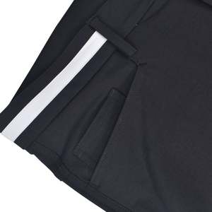 Handee Black Men's Golf Pants 100% Polyester Woven Fabric Breathable Button Fly with Excellent Features - Product Image 4