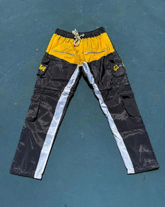 Unisex Blank Multi Pockets <b>Nylon</b> Windbreaker Regular fit Windbreaker Fitted Body <b>Nylon</b> <b>Pants</b> close Quick Dry Lose Dry Bottom - Product Image 3