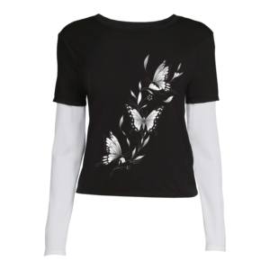Camiseta de doble capa de manga larga con cuello redondo personalizada de fábrica OEM para mujer, camiseta informal de verano transpirable de secado rápido - Product Image 3