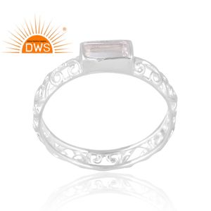 Última Venta de anillo de piedras preciosas de Plata de Ley 925 Cz Natural, joyería de diseño personalizado para mujer, regalo para ella - Product Image 1