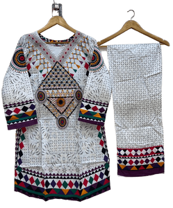 2024 pakistanais prêt à l'emploi Salwar Kameez pour dames dames brodées pelouse/coton costumes grande taille ODM approvisionnement - Product Image 4