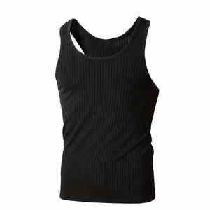 Meilleurs débardeurs respirants personnalisés pour hommes pour les séances d'entraînement en salle de sport, vente en gros, tricot, stringer, fitness, musculation, équipement d'entraînement - Product Image 1