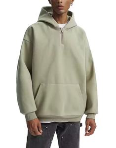 Sweat à capuche zippé court surdimensionné pour homme en molleton French Terry épais 400-600 g/m² 2026 - Product Image 4