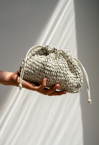 กระเป๋าถือถัก Raffia, Crossbody สายสั้น, กระเป๋าข้อมือฤดูร้อน - Product Image 2