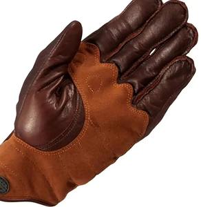 Gants de moto unisexes en cuir véritable, logo personnalisé, gants de course moto, meilleure qualité, meilleure gamme. - Product Image 2