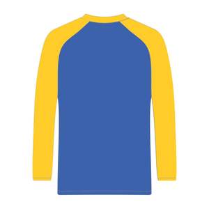 {"defaultLocale":null,"langAndValueMap":{"es_ES":{"autoTranslate":true,"value":"Camiseta de Manga Larga Raglán Azul con el Logotipo de la Hermandad Griega SGRho, Fabricada con Algodón Chenille, para Estudiantes de HBCU","translateEngineVersion":"AE_TRANS"}}} - Product Image 3