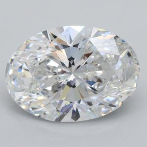 IGI 3.49 ct taille ovale diamant cultivé en laboratoire en vrac pour bague F couleur VS2 clarté diamant de laboratoire diamant écologique en vrac pour elle - Product Image 1