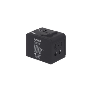 อะแดปเตอร์ชาร์จ USB คู่ 5V 2.1A อะแดปเตอร์สำหรับเดินทางพร้อมปลั๊ก UK EU US AU สีดำ - Product Image 2