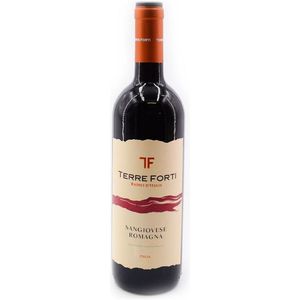 Terre Forti Traditional Romagna Italian Sangiovese DOC Red <b>Wine</b> 750ml 6 Bottles Per Box - Product Image 1