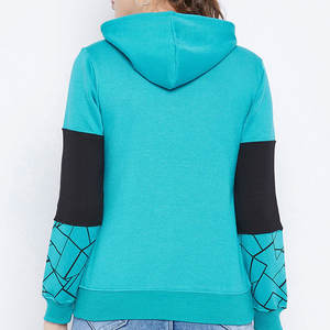 Pull-over à capuche personnalisé en coton et molleton pour femmes, fournisseur de marque privée OEM - Product Image 4