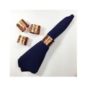 Anillo para Servilletas de Metal Pulido en Oro Antiguo, Estilo Americano, Ecológico, Decoración de Mesa para Bodas, Venta al Por Mayor - Product Image 4