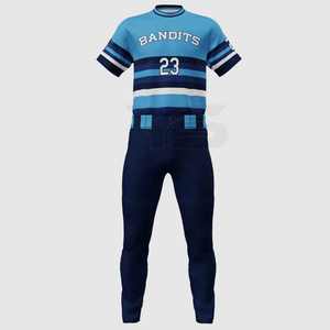 ชุดเบสบอลของผู้ชายชุดเบสบอลชุดกีฬาแบบสั่งทำโลโก้ได้ - Product Image 1