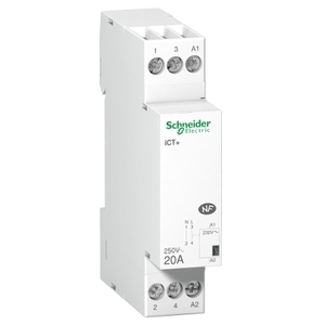 Contattori SCHNEIDER ELECTRIC ICT Plus 20A 1P Uc 230VAC Modello A9C15030 - Product Image 1
