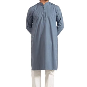 Islamic Afghani <b>Men</b> <b>Shalwar</b> <b>Kameez</b> with Pocket Slim Fit Stretchable Low MOQ Top Selling Party Wear for Adults - Product Image 1
