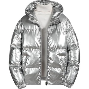 Blouson Bomber Unisexe Personnalisé Hiver Imperméable Chaud à Capuche Style Urbain avec Fermeture Éclair et Design Patchwork Sherpa - Product Image 6