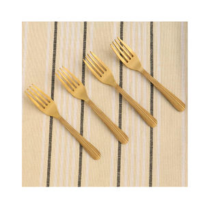 Golden Brass <b>fork</b> spoon Shiny polished Brass Cutlery Manufacture Metal Serveware Golden Luxury <b>Forks</b> - Product Image 2