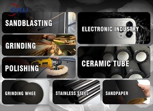 46 Grit wfa Al2O3 99% màu trắng tinh khiết hợp nhất alumina mài mòn phun cát mài mòn nhà máy giá - Product Image 5