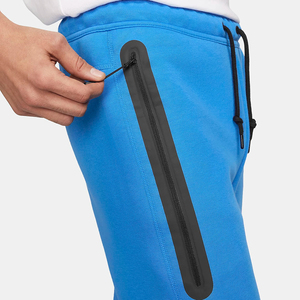 Pantalon de jogging en coton uni à imprimé bouffant personnalisé Pantalon de jogging vierge à broderie Pantalon de survêtement surdimensionné en polaire pour hommes - Product Image 3