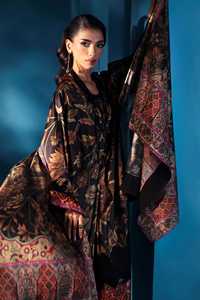 Lehenga Choli Anarkali en mousseline de soie brodée, tenue de soirée pour femmes, avec de riches embellissements - Product Image 6