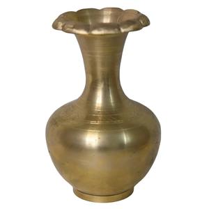 High Quality Brass Flower <b>Vase</b> With Durable <b>Engraving</b> Polish Finished For Tabletop Home Decor And Table Decoration - Product Image 2