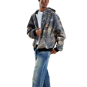 HeavyWeight Denim 100% Coton Couronne Ligne Noire Fabriqué au Portugal 420G Puff Printing Sweats à capuche surdimensionnés pour hommes - Product Image 2