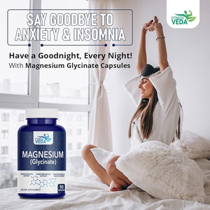 Supplément de glycinate de magnésium à haute absorption avec formule douce pour un équilibre quotidien, une relaxation et un bien-être général naturellement - Product Image 5