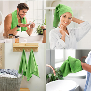 Serviettes de Salon à séchage rapide Serviettes de cheveux en microfibre à absorption rapide Salon de coiffure Serviettes de Spa de beauté Fournitures de coiffure professionnelles - Product Image 6