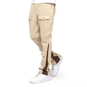 Pantalons de survêtement pour hommes personnalisés, respirants, de course à pied, de sport, à pattes évasées, pantalons de survêtement, pantalons pour hommes - Product Image 1