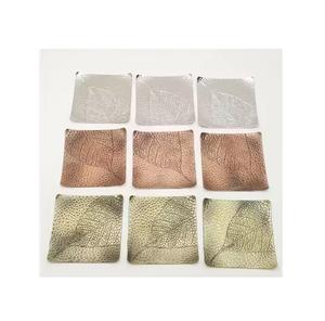 Aluminium <b>Silver</b> Color <b>Coaster</b> With Holder From Manufacturer And Supplier In India Tea Cup And Glass <b>Coaster</b> Set - Product Image 3