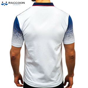เสื้อโปโลผู้ชายแบบกำหนดเอง ออกแบบเองได้ เสื้อโปโลผ้าฝ้ายเรียบ คุณภาพพรีเมียม จำนวนมาก - Product Image 3