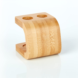 Support de brosse à dents en bois, idée cadeau parfaite, personnalisable, accessoires de salle de bain pour la maison et l'hôtel, meilleur prix - Product Image 2