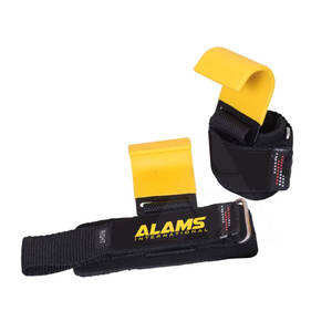 Pakistán hizo cuero de vaca transpirable Fitness ganchos de levantamiento de pesas precio barato cómodo antideslizante para Unisex - Product Image 1