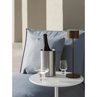 Table d'appoint extérieure Blomus Stay en aluminium thermolaqué, style Art Déco, 100% faite à la main, forme irrégulière, décoration d'intérieur