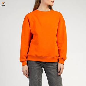 เสื้อยืดคอกลมแขนยาวผ้าถักคอตตอนหนาสำหรับผู้หญิงขนาดใหญ่ออกแบบโลโก้ได้ตามต้องการ - Product Image 3