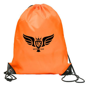 Custom Logo <b>Drawstring</b> <b>Backpack</b> Lightweight Gym Sports Sack Promotional Shoe and Travel Bag - Product Image 4